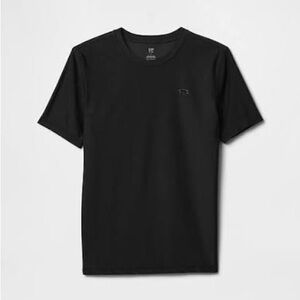 Gap Kids Swim Rash Guard, Black, Short Sleeve, Size XS (4/5)